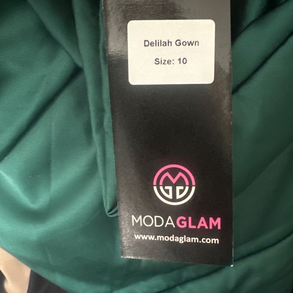 Moda Glam Emerald Delilah Corset Gown, Brand New! - Picture 7 of 7